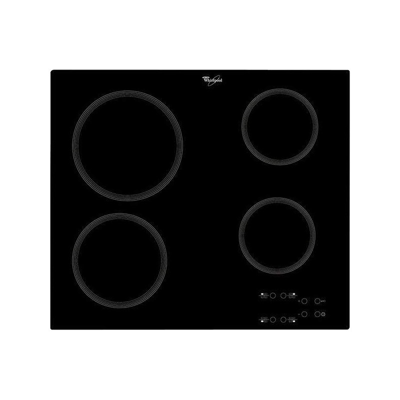 Table de cuisson vitrocéramique WHIRLPOOL Noir AKT8090/NE -Affariyet
