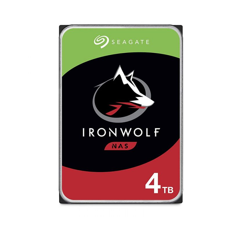DISQUE DUR INTERNE SEAGATE IRONWOLF 4 TO 3.5" POUR NAS - ST4000VN00...